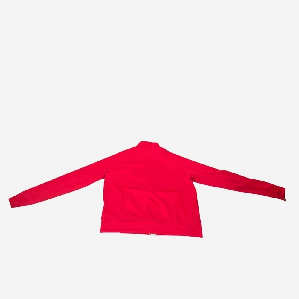 Nike red zip up jacket men size L